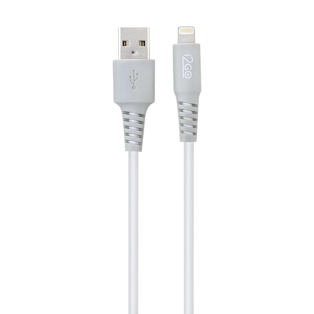 Cabo USB para Lightning i2GO Rápido 3 metros iPhone 5 até iPhone 14 com Certificado MFI