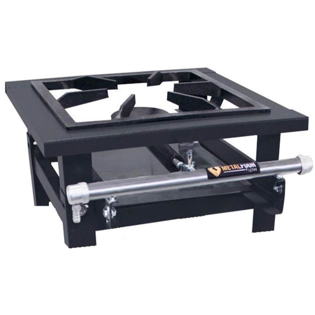 Fogão Industrial 1 Boca QS Baixa Pressão Camping P5 MetalFour
