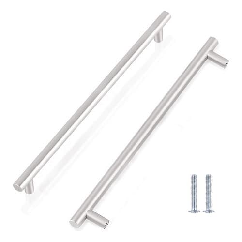 Kit 4 Puxadores Haste Redonda Inox Escovado 160mm