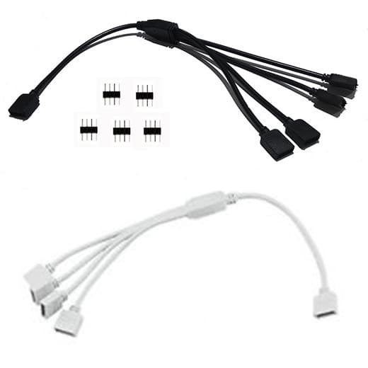 Cabo Splitter RGB 4 Pinos - 1T4 + Conector P4