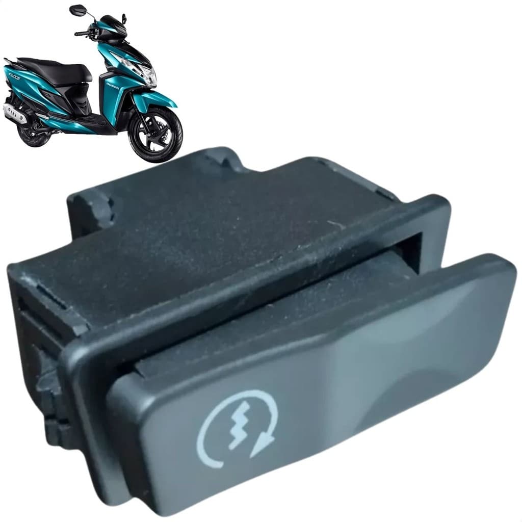 Botão Interruptor de Partida Para Moto Honda Lead 110 - Elite 125