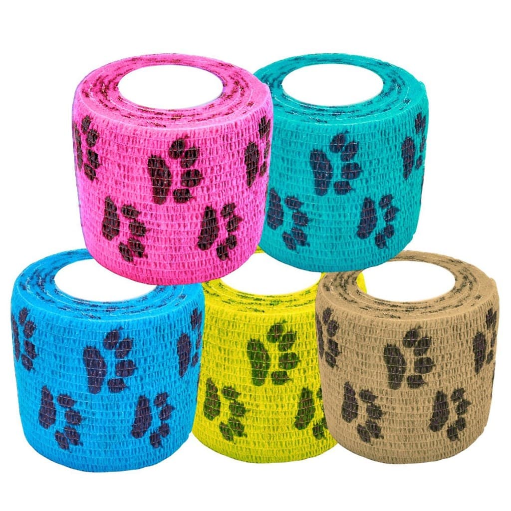 Kit 5 Bandagem 5cm x 2mt - Patinhas