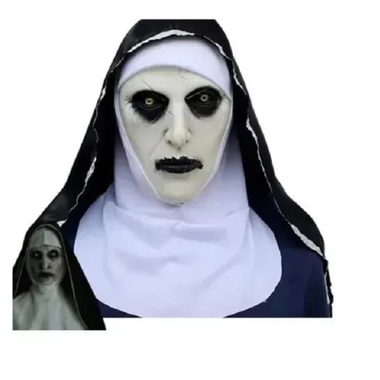 Máscara Freira Malvada - Terror Haloween Assustadora