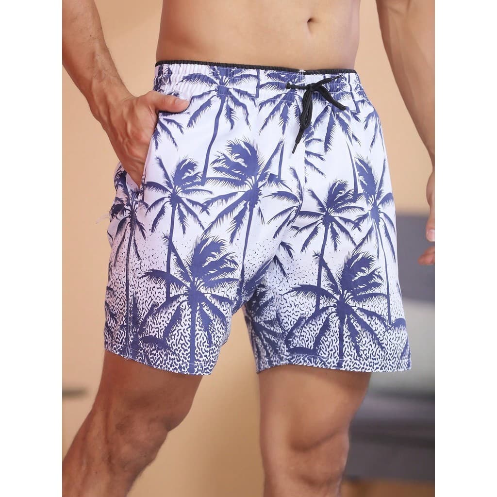 Bermudas Masculinas  Mauricinho Shorts Seca Rápido  Surf Estampada Praia Tactel Masculina Adulto