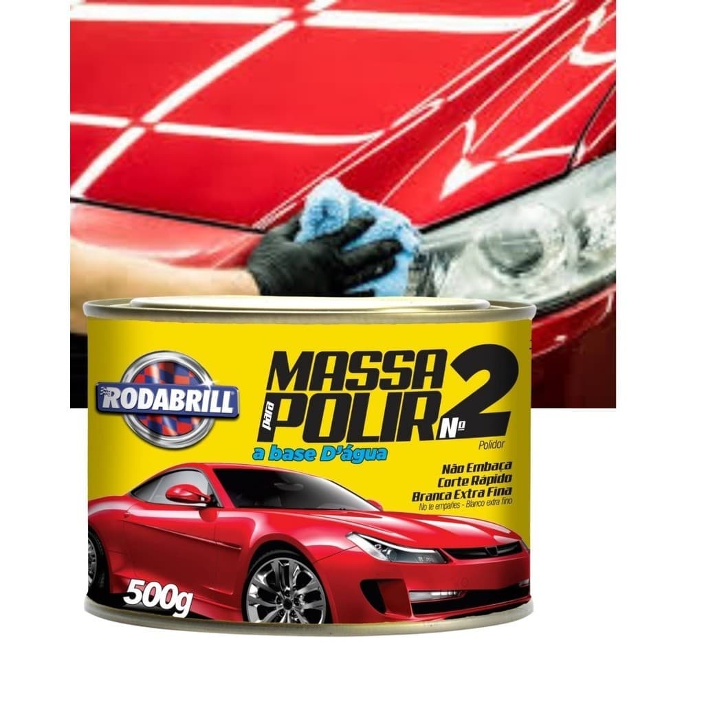 Massa De Polir Base D'água Nº 02 Rodabrill