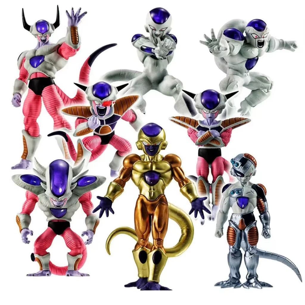 Freeza 08 Versões Action Figure Boneco Miniatura Dragon Ball Z