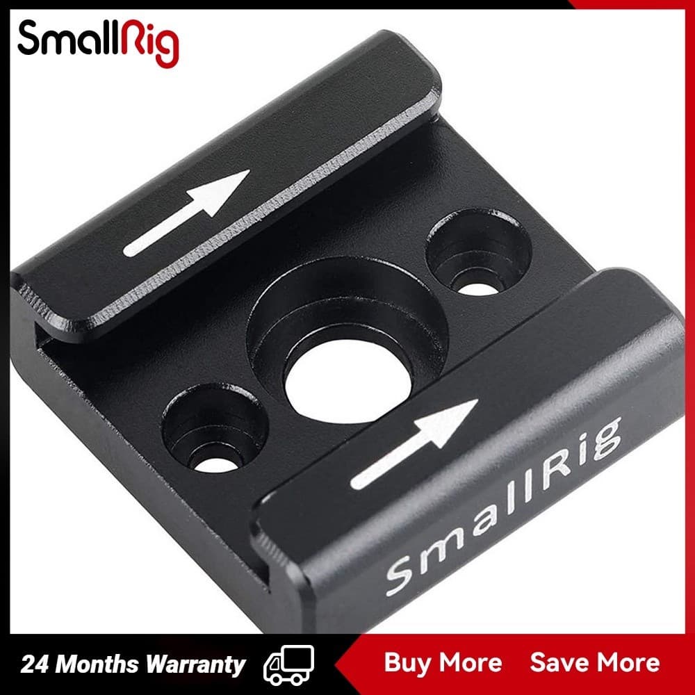 Sapata Fria Universal SmallRig Anexada Aos Acessórios Da Câmera Com Roscas 1/4 "-20 E M2.5 1241
