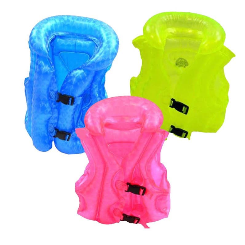 Colete Inflável Piscina Praia Lago Flutuador Parque aquático Ideal Criança e Bebê 10 a 50 kg ref: XL
