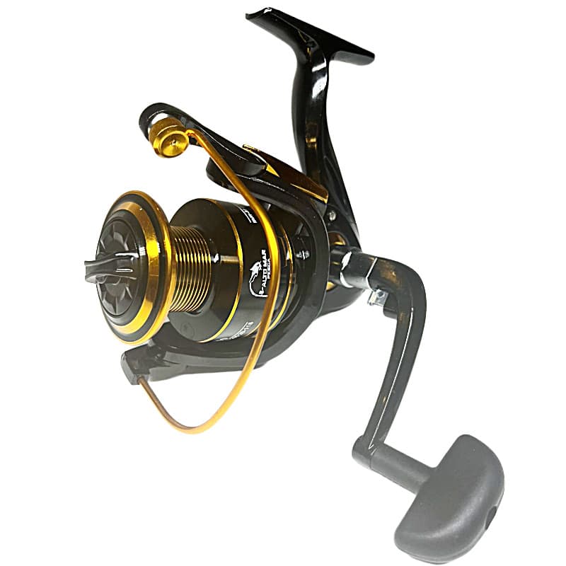 Molinete De Pesca Alto Mar QE 1000 -  Drag: 6kg - Rec.: 5.2.1 - Carretel Em Aluminio