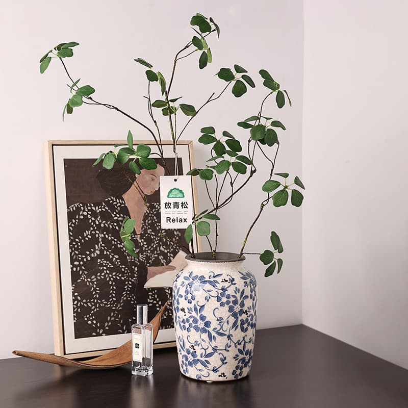 Vaso elegante vaso de mesa lindo vaso decorativo estético decoração para casa sala estar decoração mesa jantar centro de