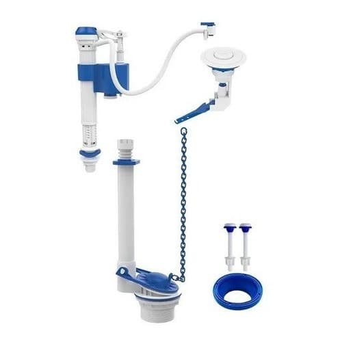 Kit Completo Reparo P/Caixa Acoplada universal Botão Superio