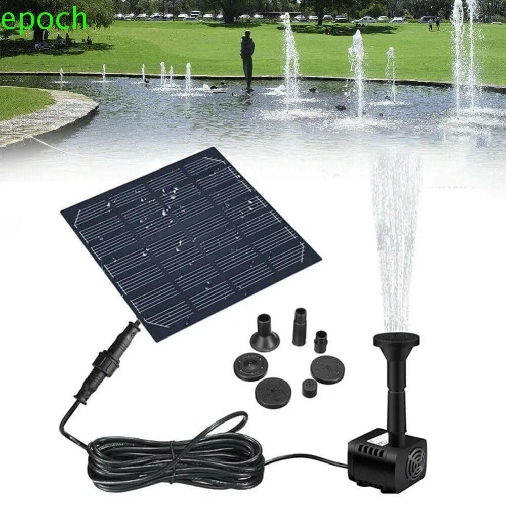 EPOCH Bomba De Água De Painel Solar , Mini Fonte DIY , Alimentado Por 4 Bicos 200L/H DC Brushless Tanque De Peixes