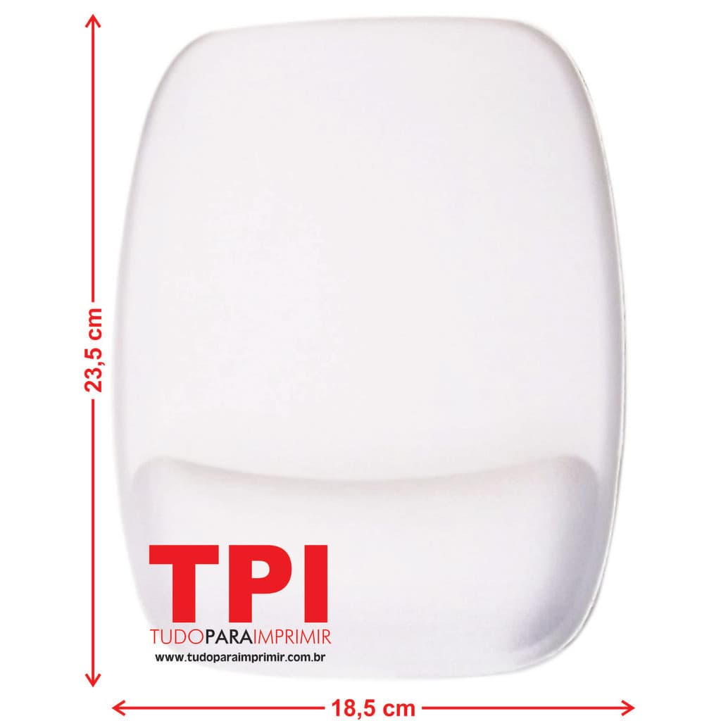 Kit 10 Mouse Pad Ergonômico Gota ou Retangular Corte Soldado