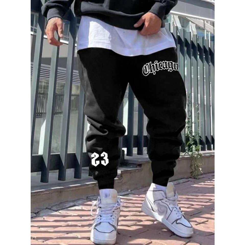 Calça Moletom Chicago Confortável Tecido Premium Inverno, StreetWear
