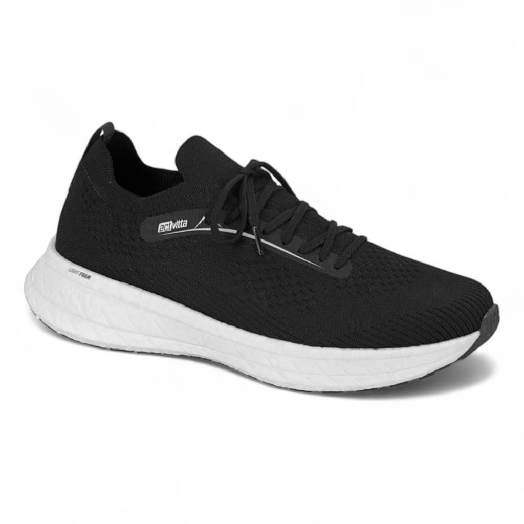 Tenis Unissex Conforto Preto Actvitta 4841102