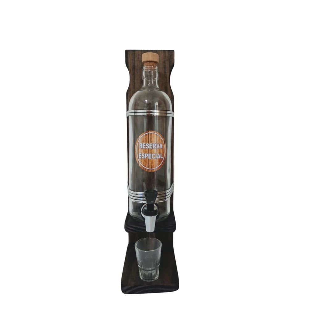 Pingometro Dosador De Bebidas Porta Pinga / Cachaça Madeira