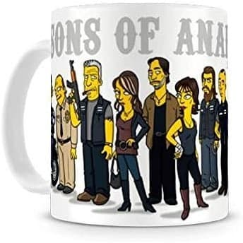 Caneca Sons of Anarchy Simpsons