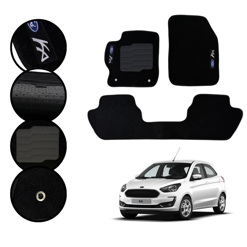 Jogo Tapete Carro Carpete Para Ford Ka Hatch Sedan Personalizado 2014 2015 2016 2017 2018 2019 2020 2021 2023 2024