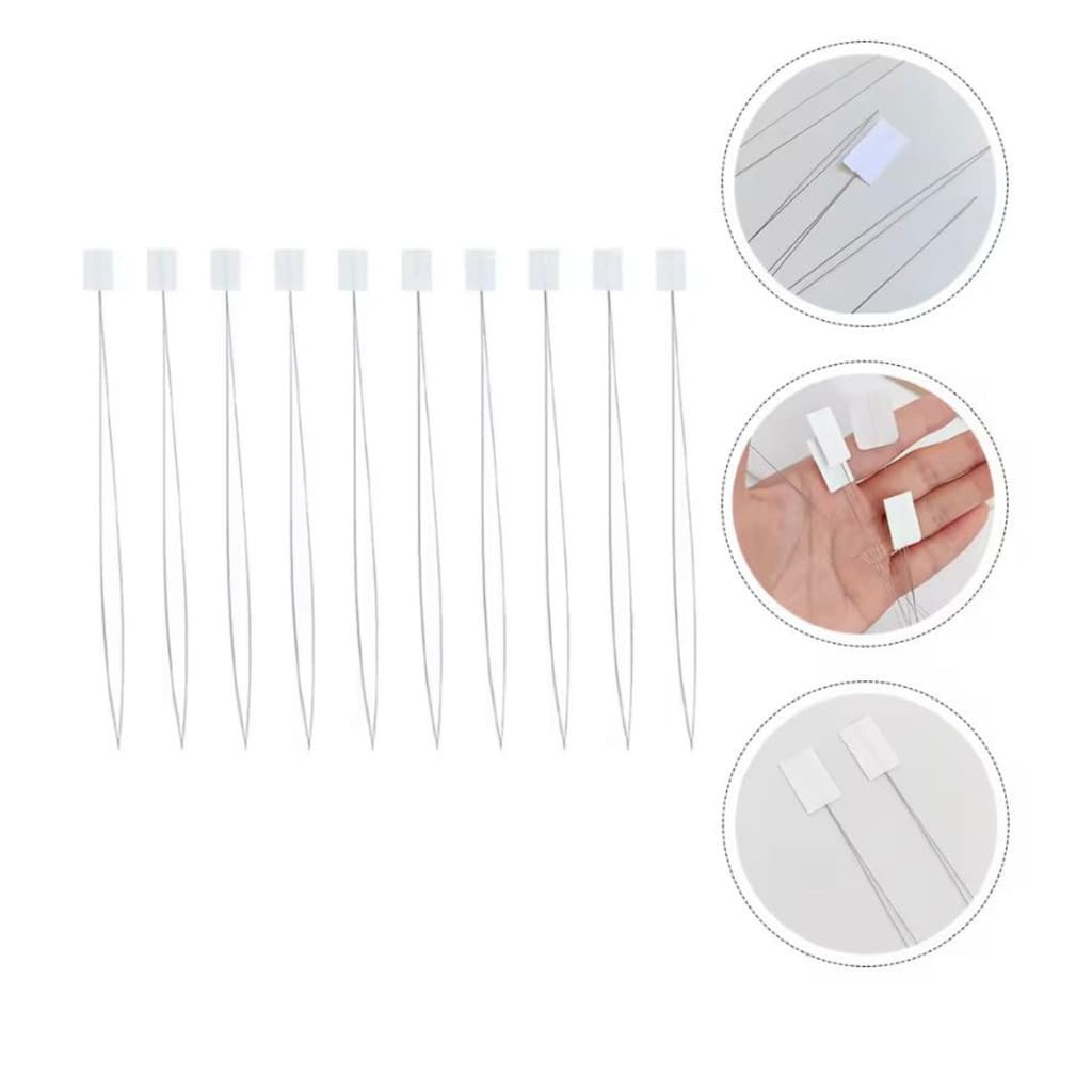 10 Colocador Passador Linha Na Agulha Costura Manual Bordado