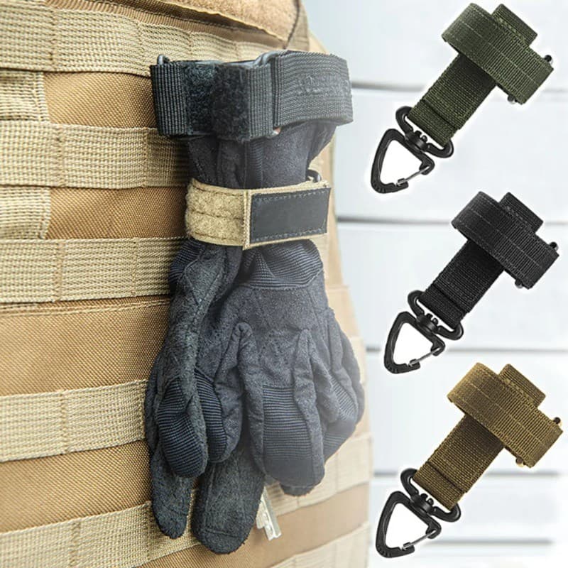 Luva Fivela Náilon Webbing Luvas Táticas Ao Ar Livre Para Entusiastas Militares Escalada Corda Triângulo Armazenamento C
