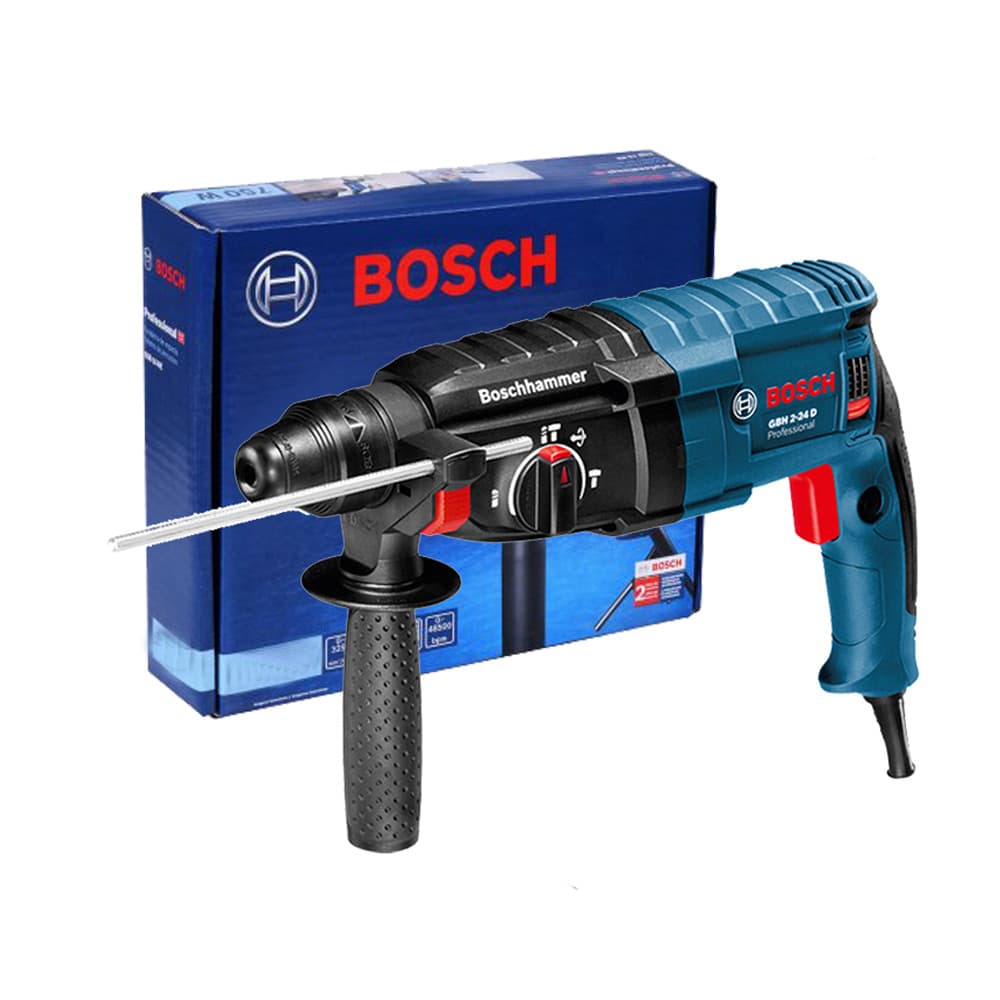 Martelete Combinado Perfurador Cinzelador Bosch 820w Gbh2-24 Sem maleta