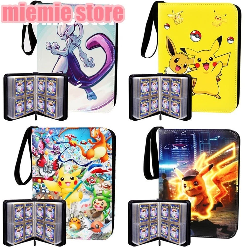 400 Pçs Anime Pokemon Mewtwo Charizard Cartas Coleções Pasta De Jogo Crianças Lista Carregada Brinquedos P9OF