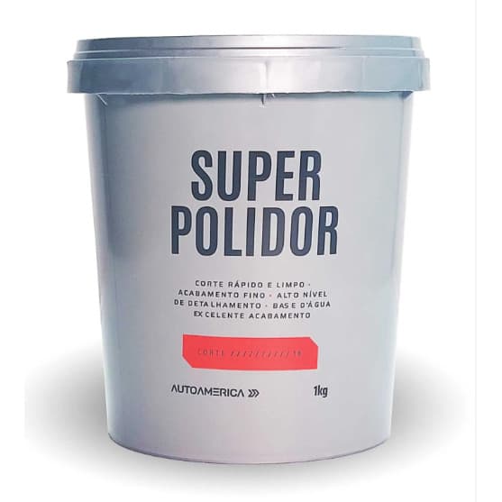 SUPER POLIDOR MASSA DE POLIR AUTOAMERICA 1 KG