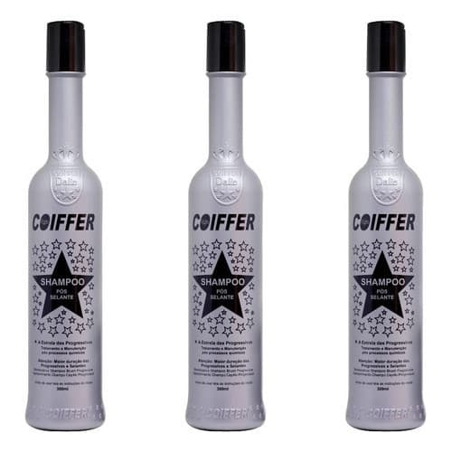Kit 3 Shampoo Pós Selante Coiffer 300ml Pós Químicas