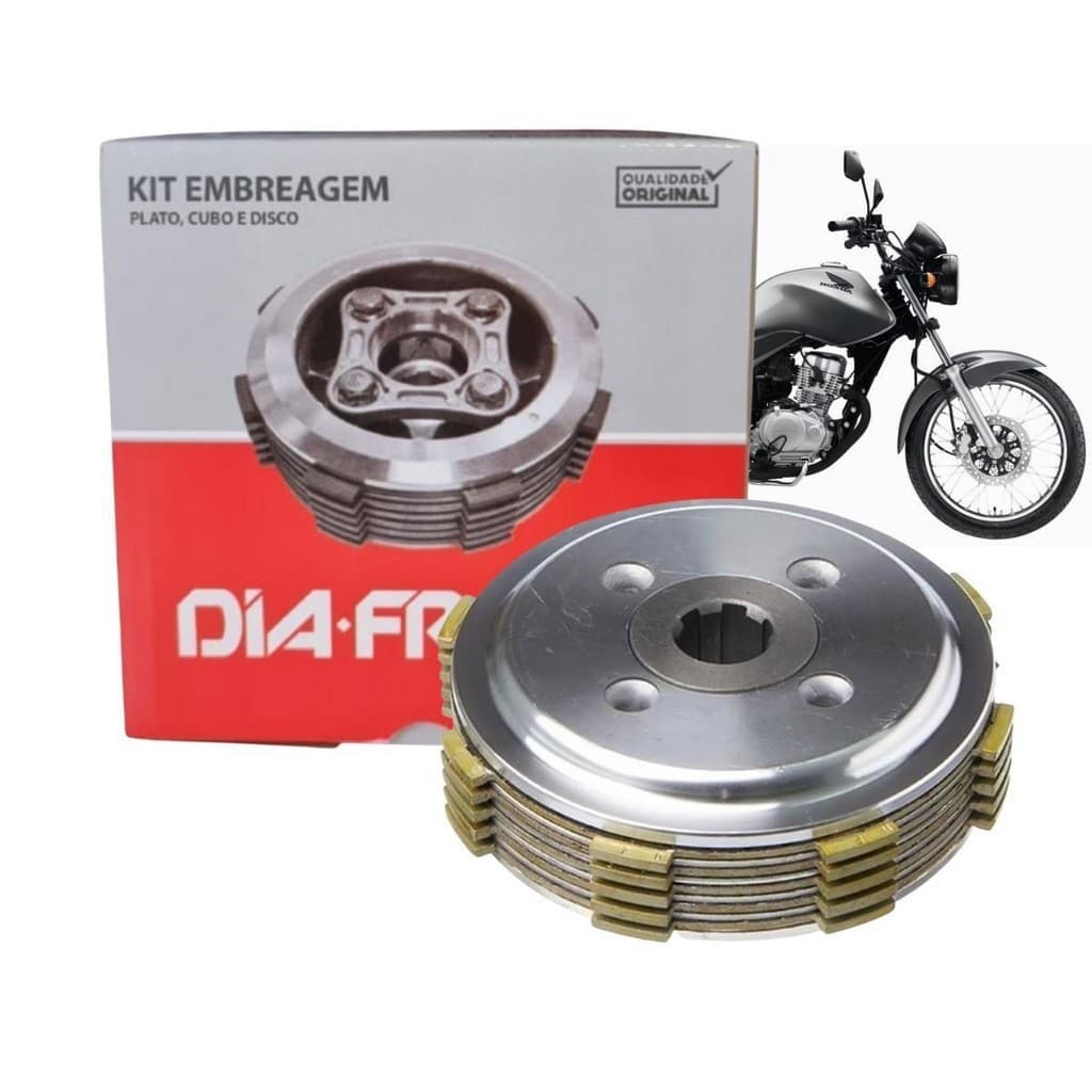 Kit Jogo Embreagem CG Titan Fan125