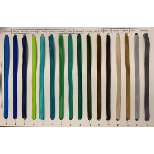 Elástico Chato 5 mm 10 Metros Para Roupas de Cama Biquíni e Artesanatos