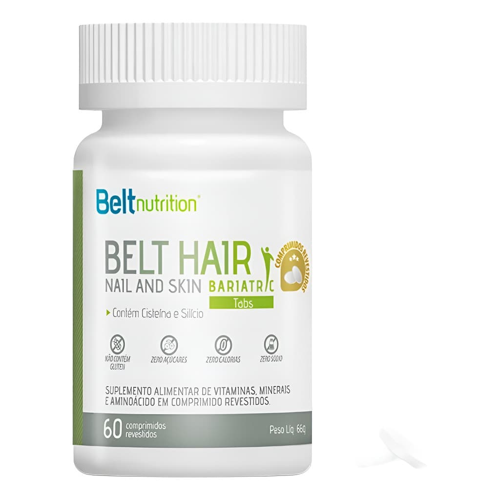 Belt Hair Nail And Skin Bariatric Tabs Com Silício Orgânico BeltNutrition