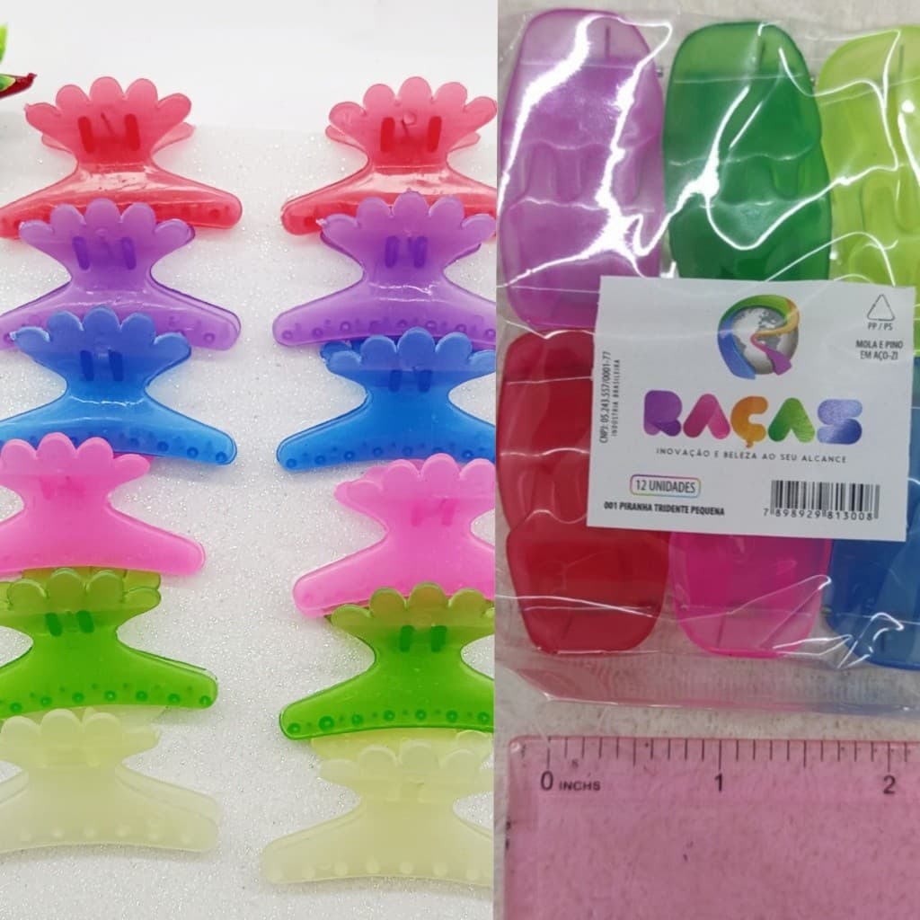 Kit 24 Piranhas Para Cabelo Tipo Sal ão De Beleza Prendedores