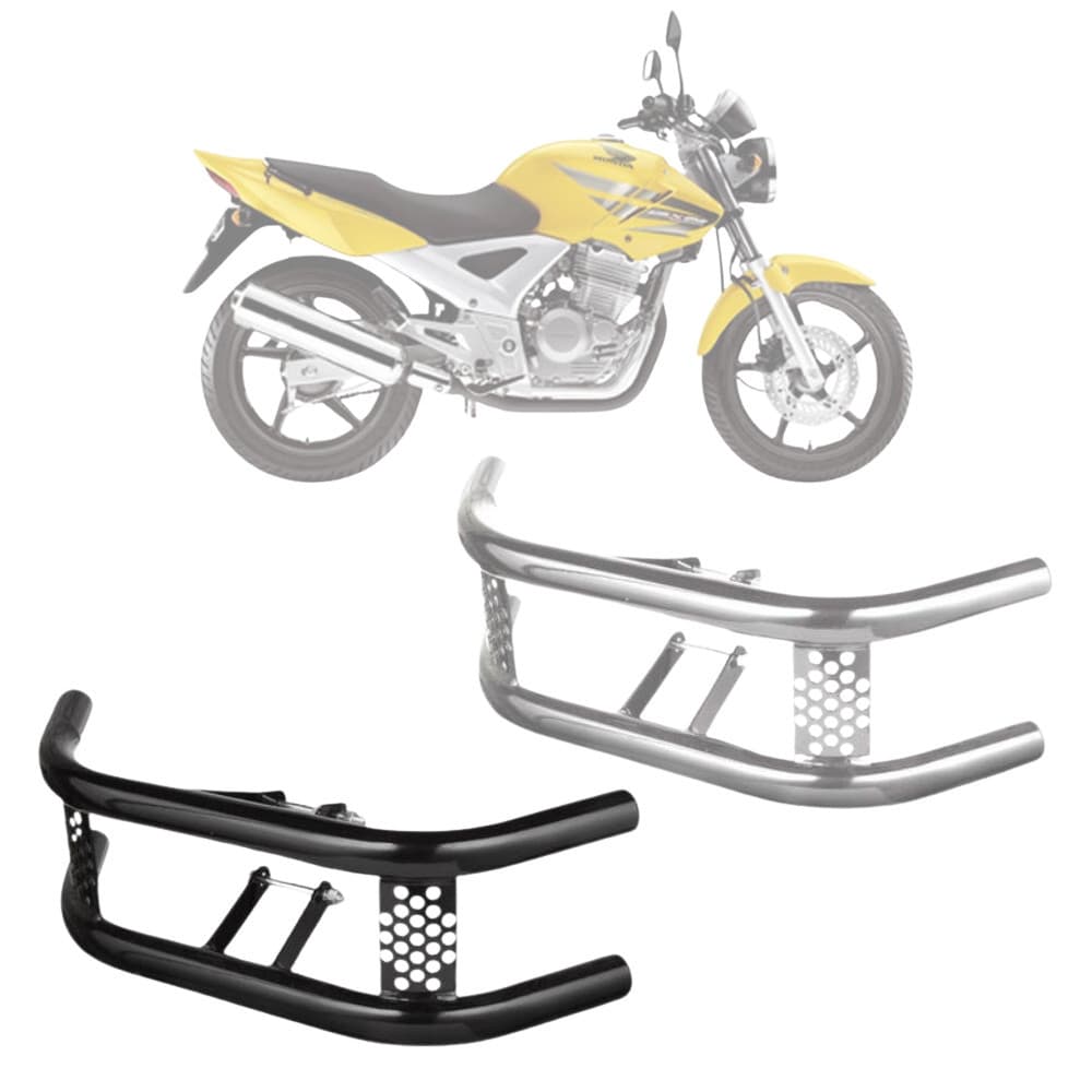 Protetor De Motor Mata Cachorro Barra Dupla CB 250 Twister 2001 2002 2003 2004 2005 2006 2007 2008