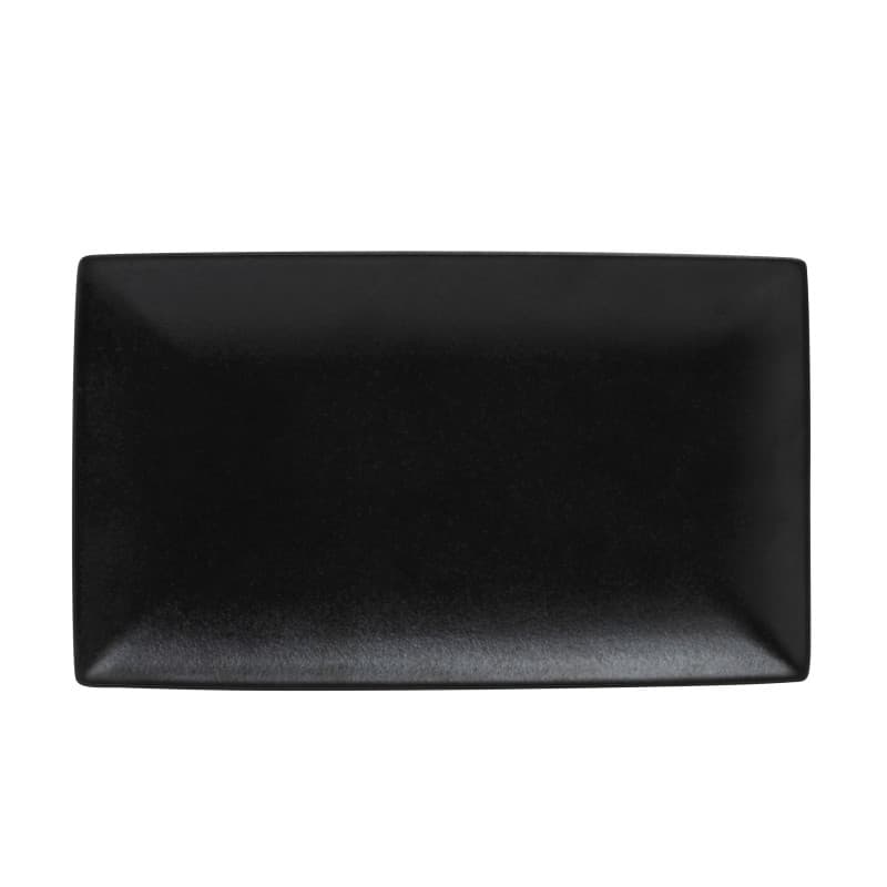 Prato Retangular Caviar em Porcelana 34,5x19,5cm Maxwell &amp; Williams Preto