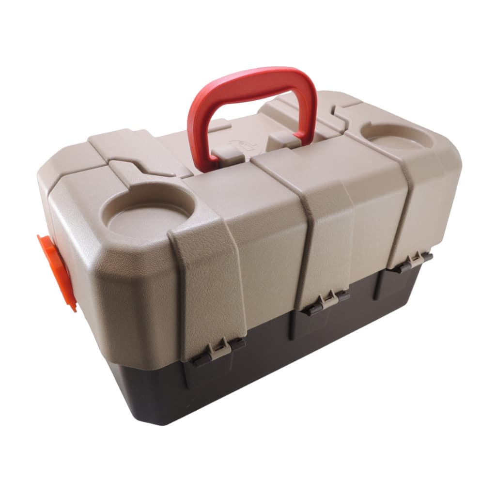 Caixa de Pesca HI Premium Marrom - 3 Bandejas