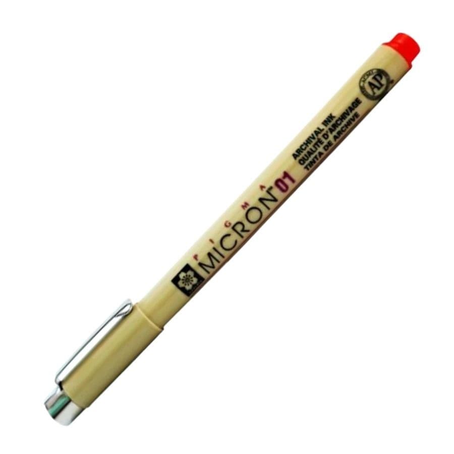 Caneta Sakura Pigma 0.1 mm Vermelho