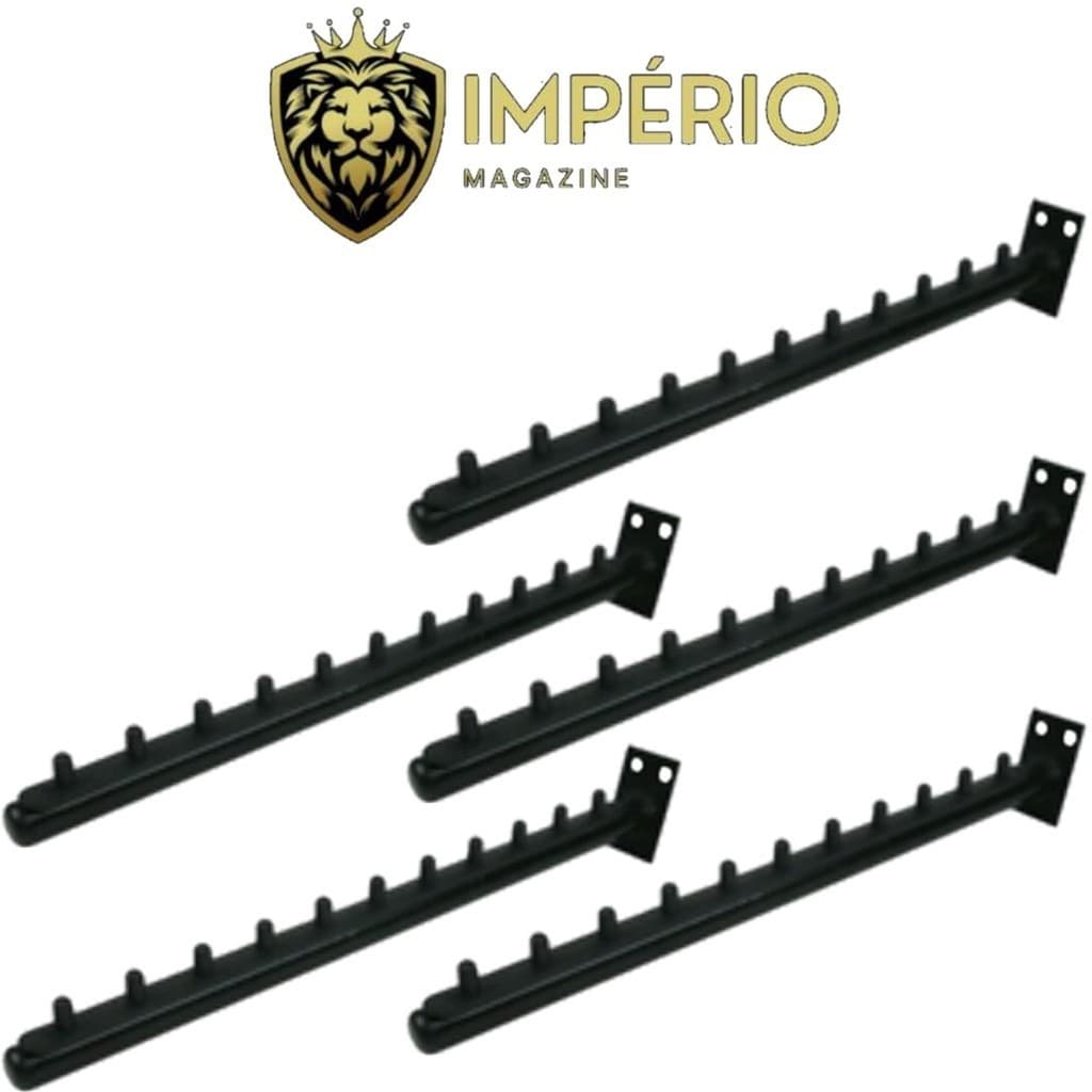 Arara parede para cabide - KIT 8 peças inclinado