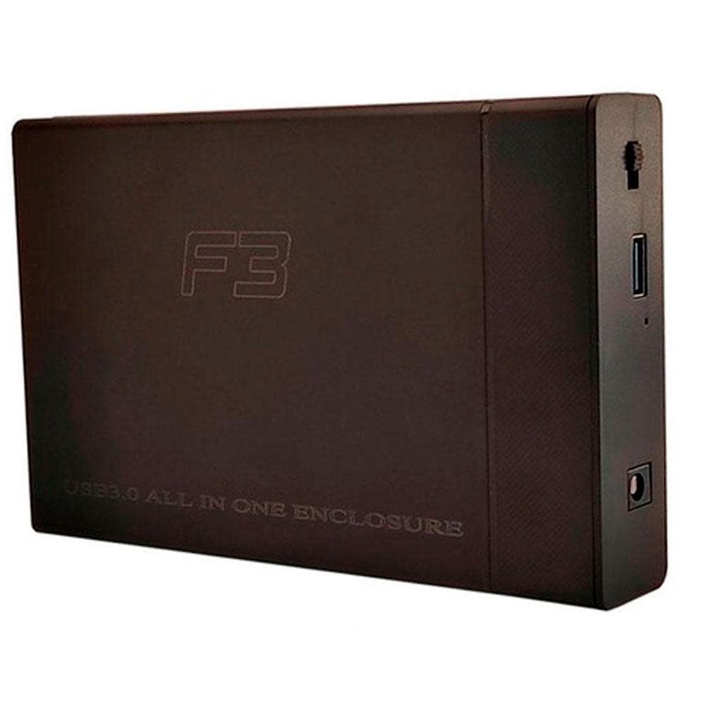 CASE PARA HD EXTERNO 2.5 E 3.5 USB 3.0 PRETO CS-3-2EM1 F3