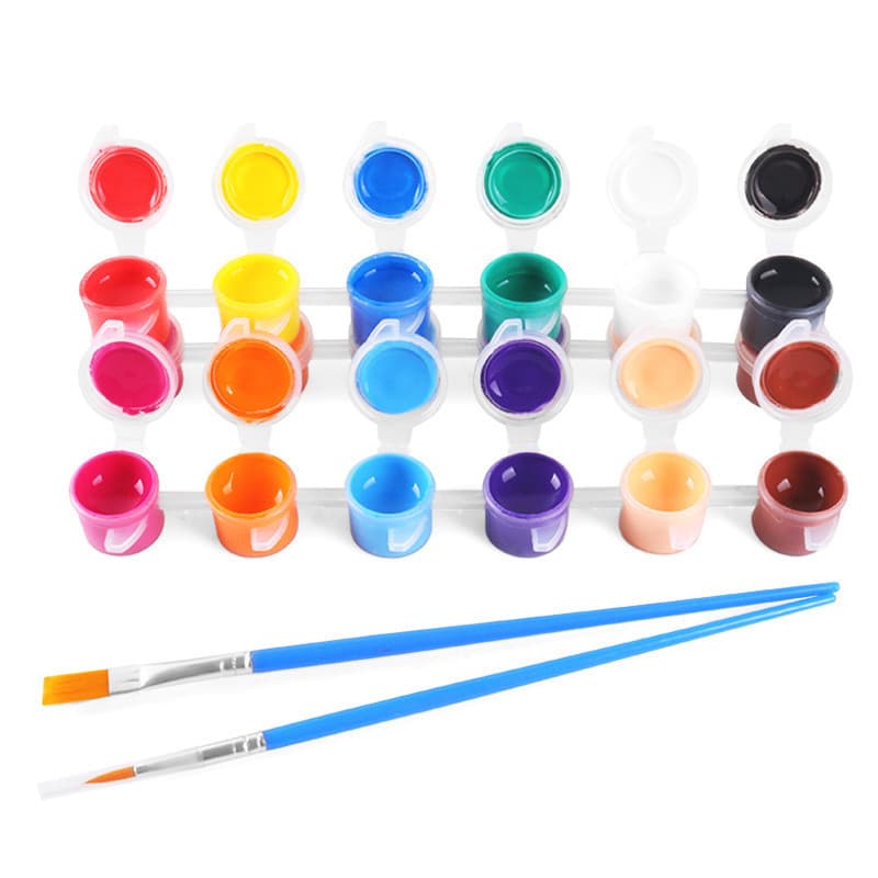 10 Pcs Pincéis Planos Para Pintura Pincel Pequeno A Granel Artesanal De Desenho Em Aquarela