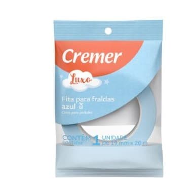 3 UNID Fita para Fraldas Luxo - AZUL