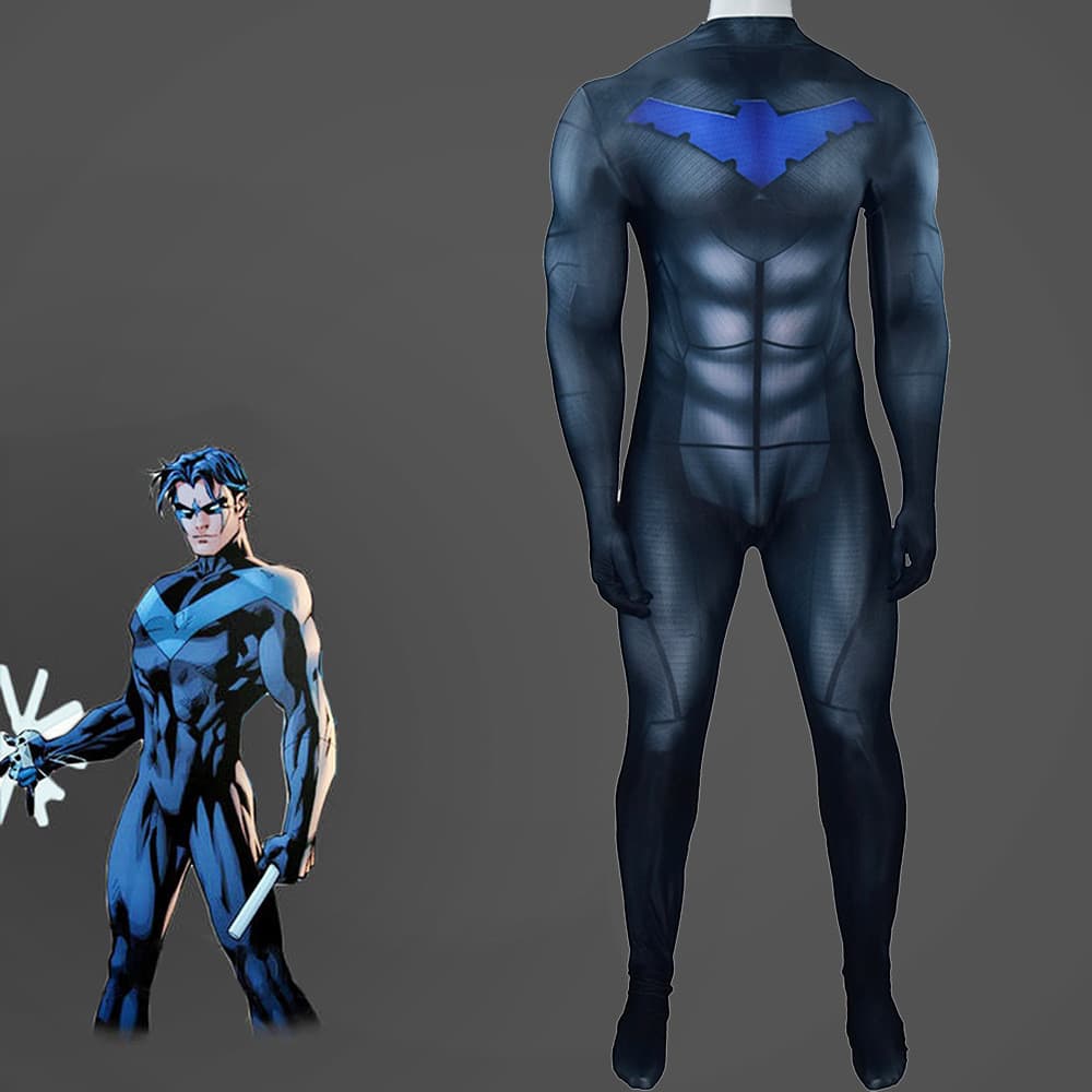 Macacão Cosplay DC Comics Night Wing jumpsuit