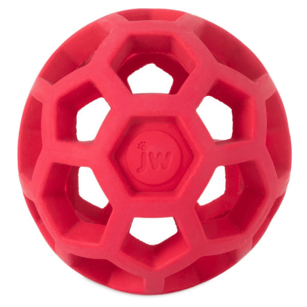 BRINQUEDO BOLA HOLEE ROLLER JUMBO JW VERMELHO PARA CÃES