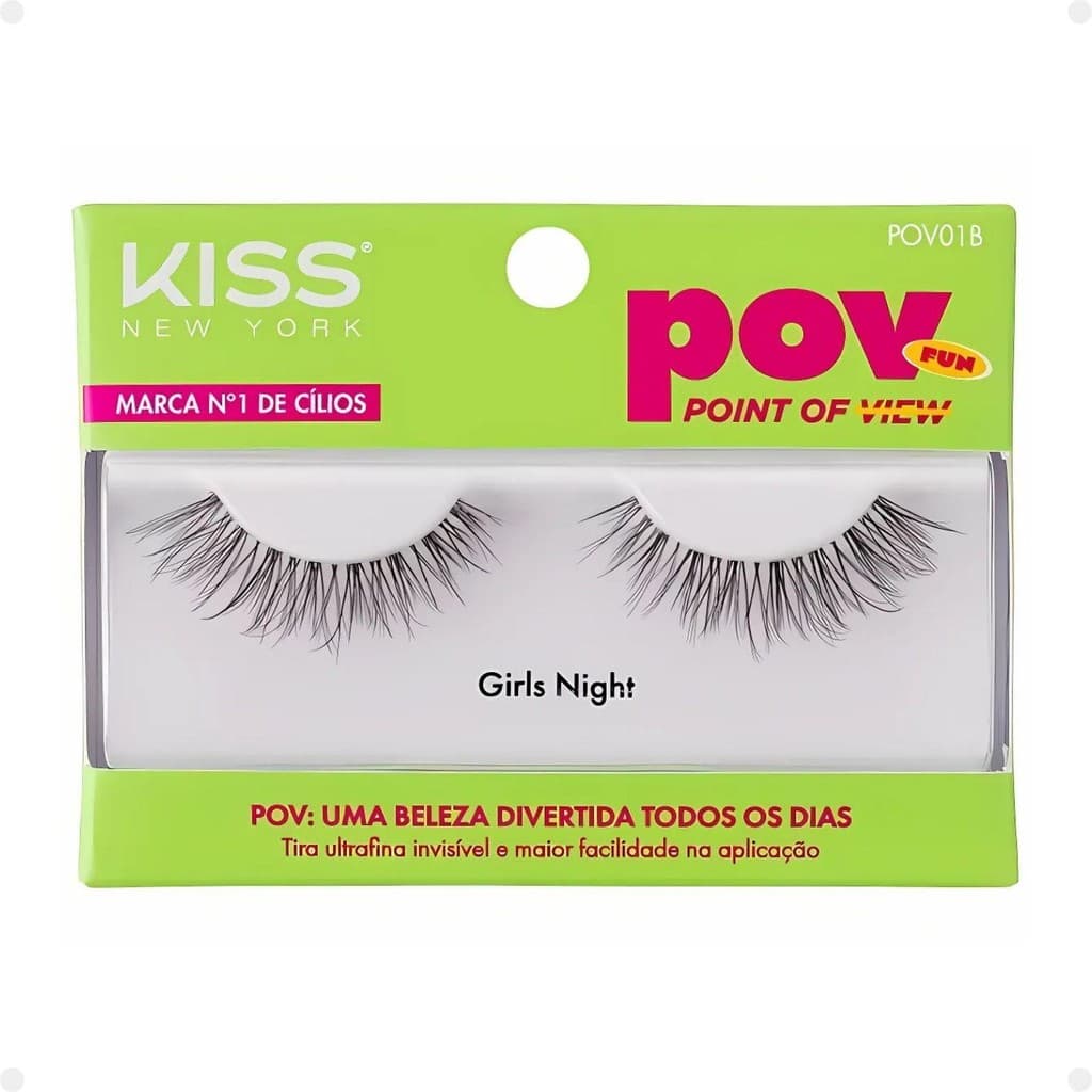 Cílios Postiços Kiss New York Pov Girls Night Pov01b