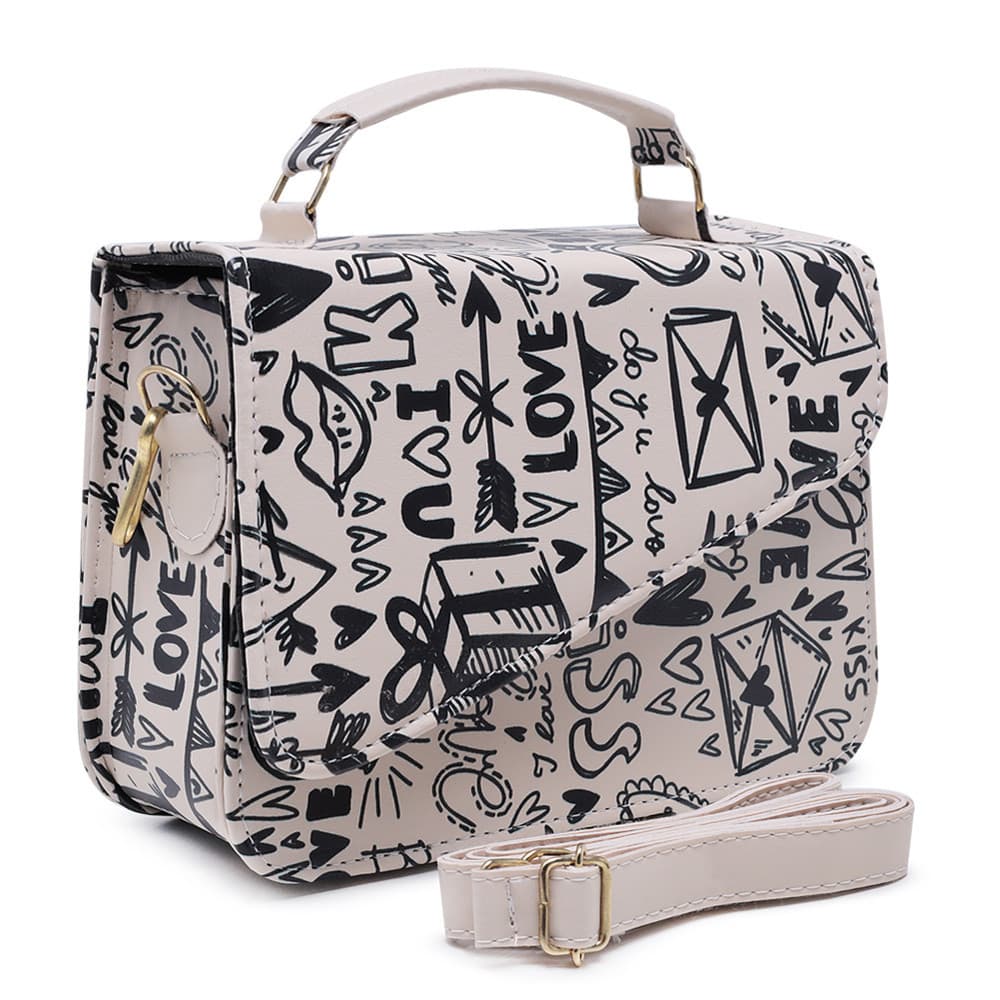 Bolsa Feminina Pequena Transversal de Mão Bolsinha de Festa Estampada e Casual