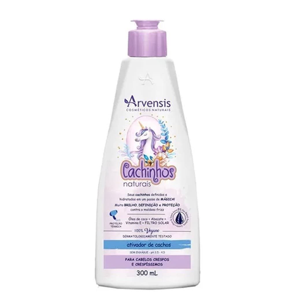 Creme Ativador Arvensis Cachinhos Crespos Vegano 300ml