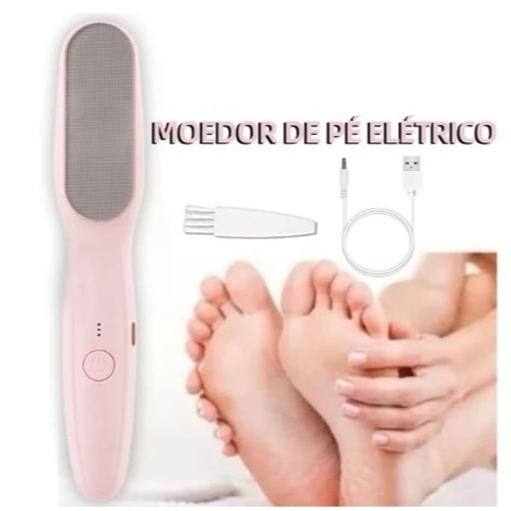 Removedor de Calos Elétrico 2 em 1 Lima para Pés E Remoção de pelos.