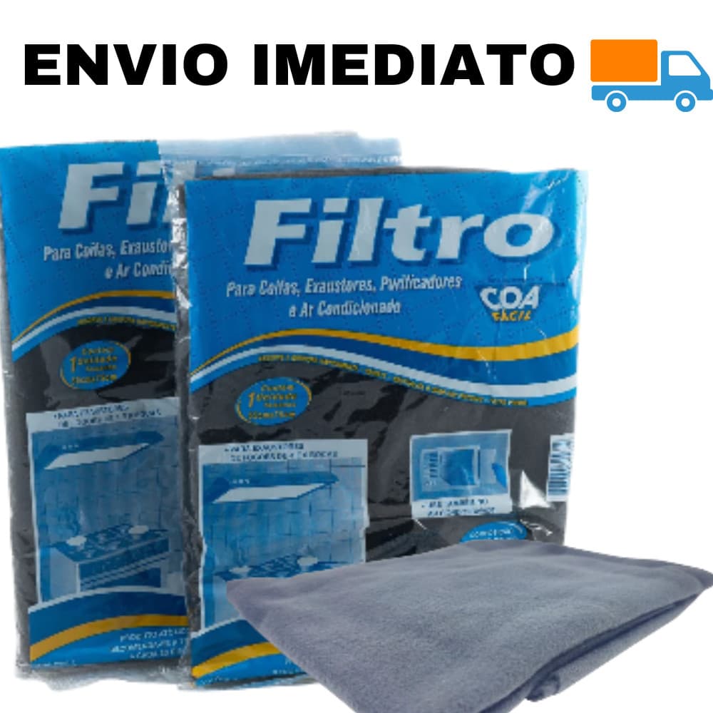 Kit Com 15 Filtro Manta para Coifa, Exaustor, Depurador Multiuso Coa Fácil