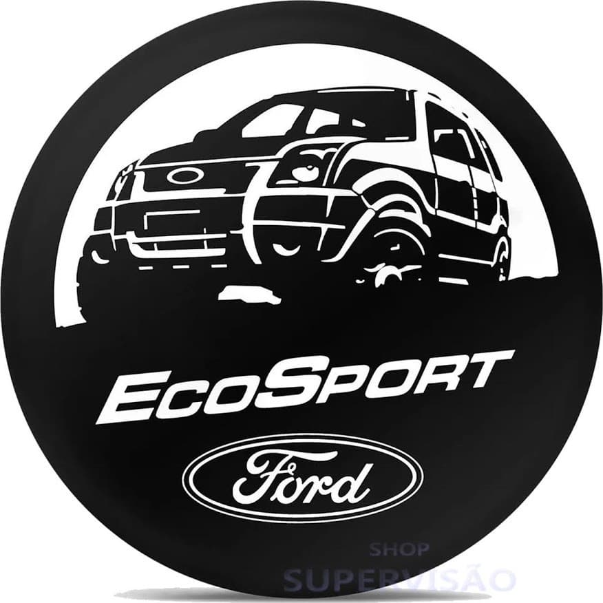 Capa Estepe Cadeado Aro 13 -16 Ecosport Carro Crossfox Aircross