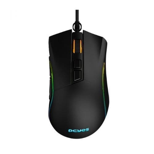 Mouse Gamer Pcyes Valus Preto