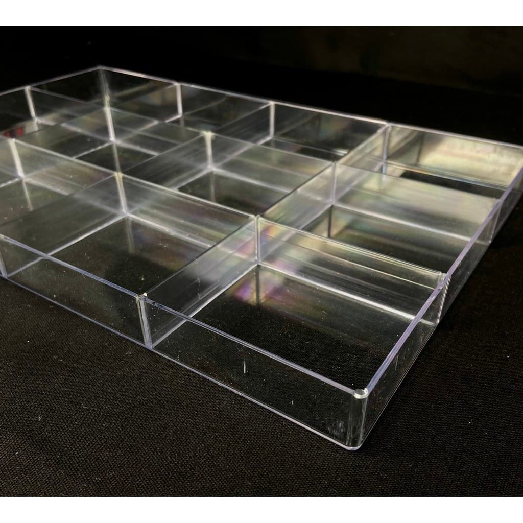 Caixa VITRINE acrílica 12 divisões